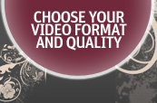 Choose format and quality to have an optimal speed and save bandwidth
